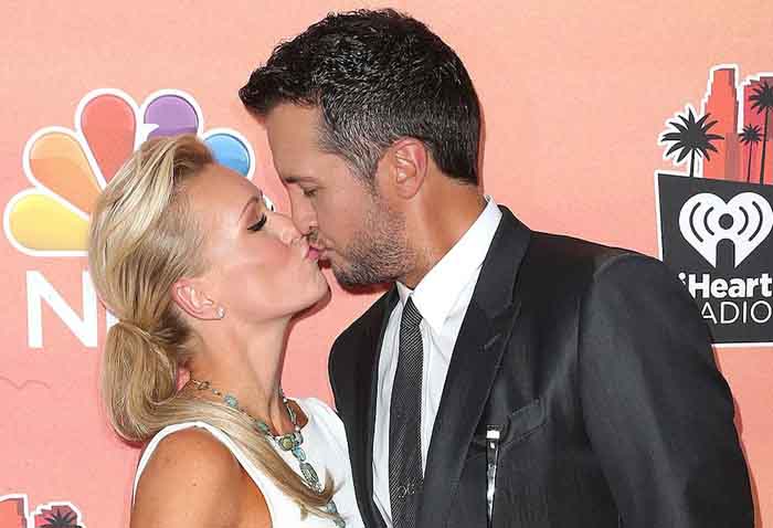 Luke Bryan and his Caroline Boyer