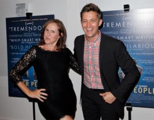 Image of Molly Shannon with his husband (Fritz Chesnut)